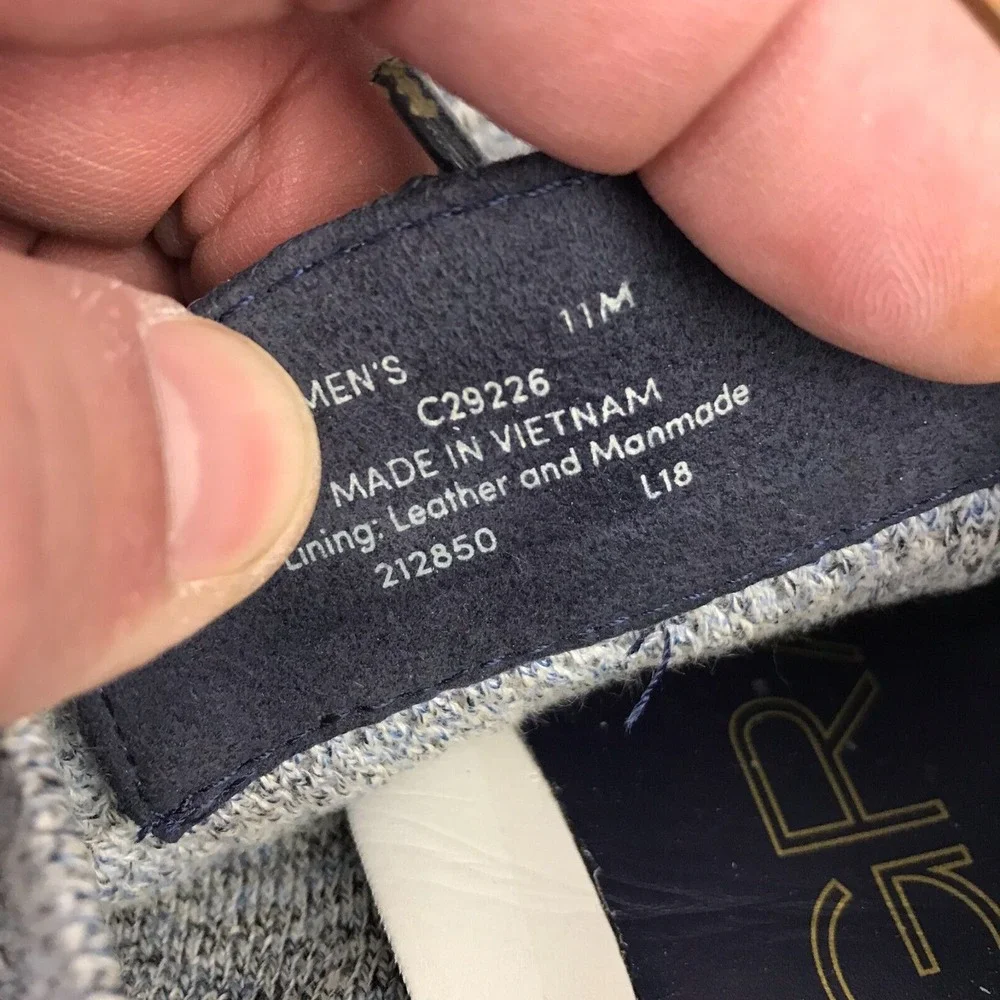 Cole Haan ZeroGrand Stitchlite Wingtip Oxford Mens 11M Gray Knit Sneakers C29226